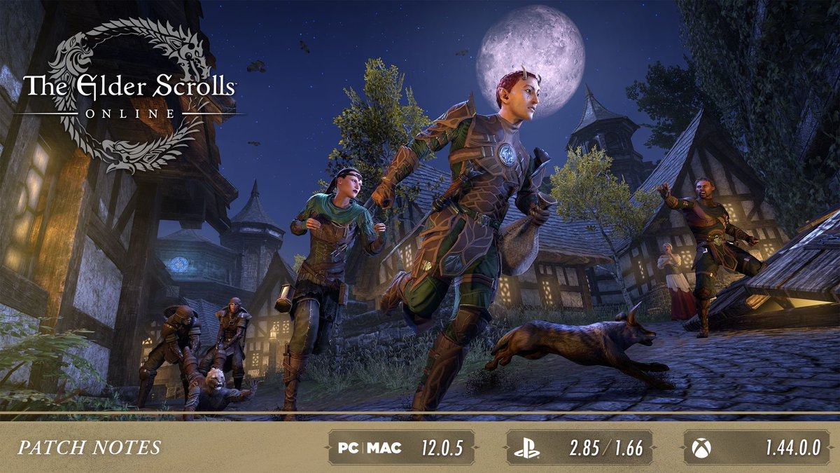 BethesdaCS_PT's tweet photo. ℹ️A manutenção foi concluída e os megasservidores norte-americanos e europeus de #PlayStation de @TESOnline já estão disponíveis. Notas do patch 🇬🇧: https://t.co/Qsiva2p7y7 https://t.co/SWjzB3MUHt