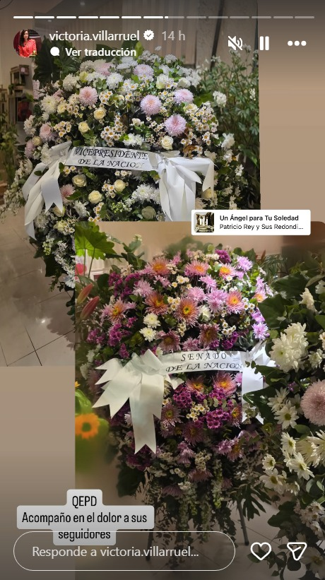 Comunicar_Ar's tweet photo. "Acompaño en el dolor a sus seguidores": La vicepresidenta Victoria Villarruel envió una corona de flores a la familia del Indio Solari, a horas de su muerte. https://t.co/6A3ghKGuYu