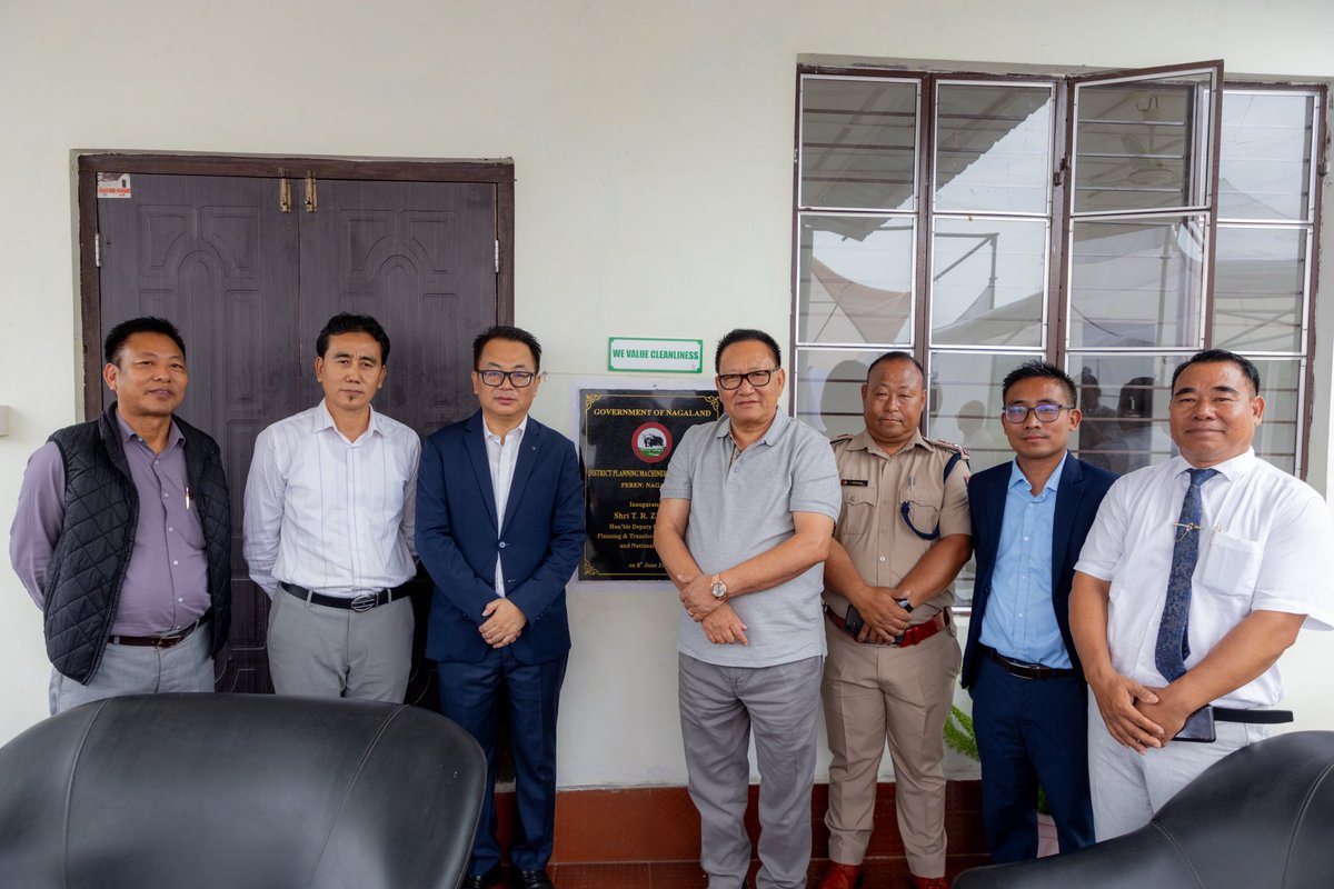 TRZeliang's tweet photo. Delighted to have inaugurated the newly constructed District Planning Machinery, Peren, a significant addition to the administrative infrastructure of the district. The establishment of this office marks another step towards strengthening planning, coordination, and effective implementation of developmental initiatives in Peren.

Subsequently, attended the District Planning & Development Board (DPDB) meeting, where we reviewed the resolutions and action points of the previous meeting and deliberated on a range of issues affecting the district. Constructive discussions were held on measures to accelerate development and address challenges confronting our people. We remain dedicated to ensuring sustained growth and progress for Peren District.