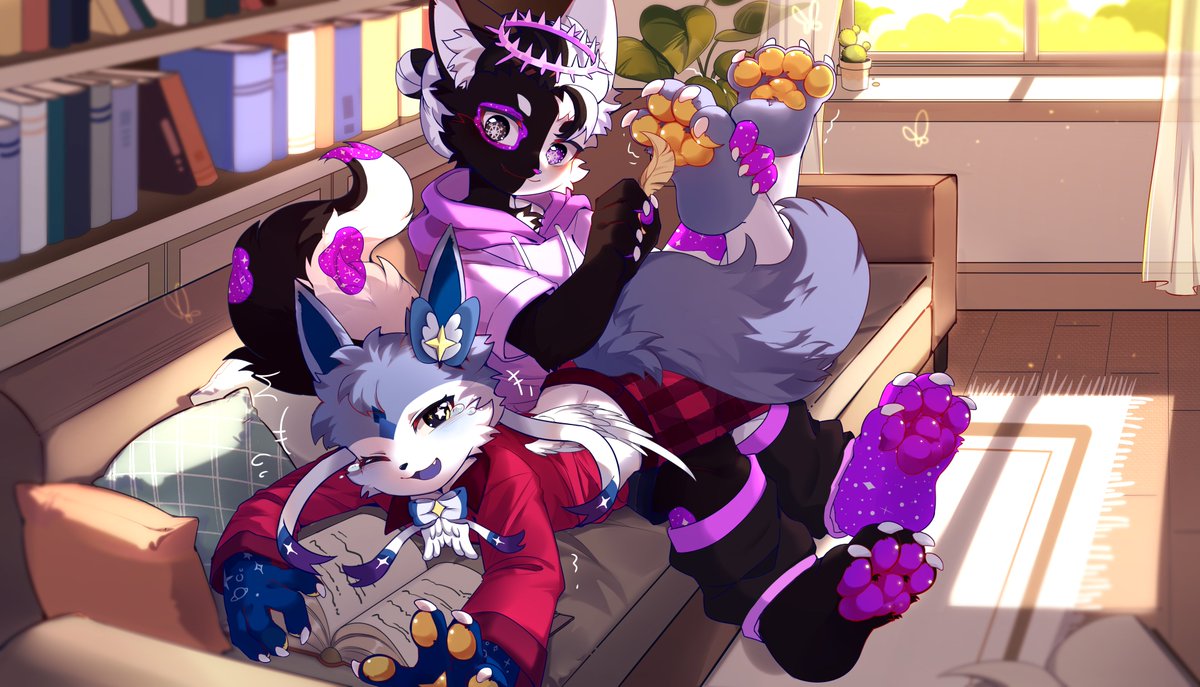 SparkyVolta's tweet photo. N-nobe! What are you doing,,
🎨@AQianr https://t.co/yqYqs2nvsx