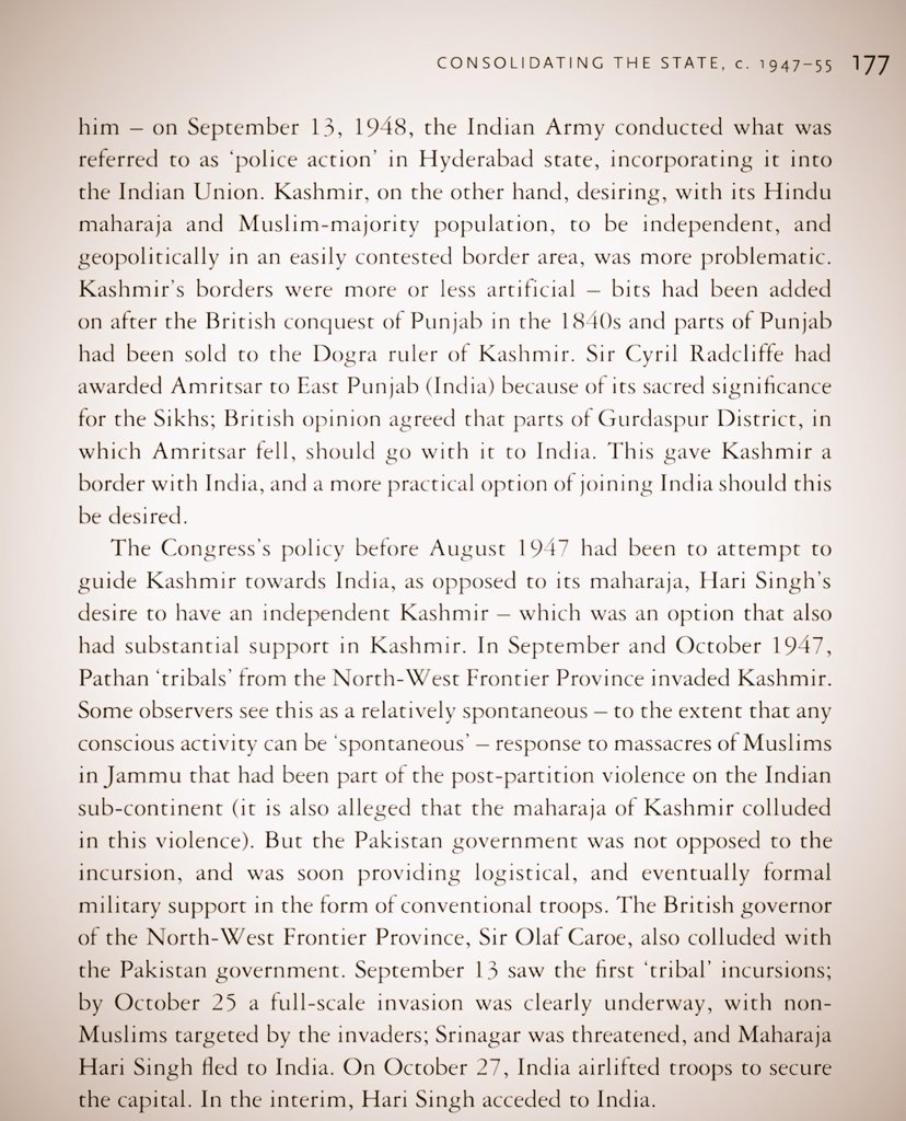 Rajatpathak45's tweet photo. Raja Hari Singh of Kashmir refused to merge with India and established himself as an independent nation—despite knowing that, situated amidst three such massive countries, a small hill state like his could not possibly remain independent. 1/n https://t.co/TFb2ln5VDG