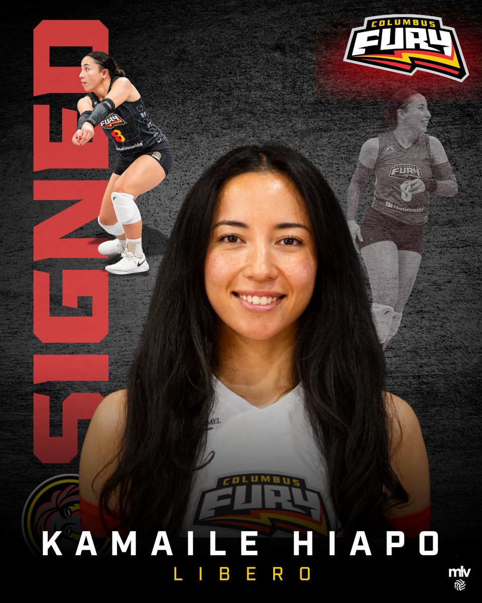 ColumbusFury's tweet photo. The Fury defense returns! 🖤❤️

Kamaile Hiapo is back in Columbus for the 2027 season after a standout year anchoring the Fury backcourt.

After finishing 2nd on the team in digs during the 2026 season, Kamaile returns as one of the league’s most complete liberos and an important part of the Fury foundation moving forward.

#WeAreFury ⚡