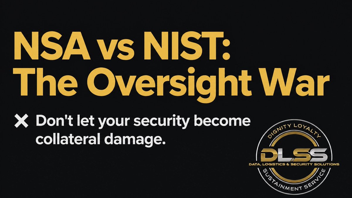 DataLogSecSolut's tweet photo. The AI oversight war is heating up: NIST vs. NSA. Big Tech wants civilian rules, while the Gov leans on security-first frameworks. 

Don't let your safety become collateral damage. 🔐

Learn more: https://t.co/4FMC6bjhIt https://t.co/IRjQXDZrP6