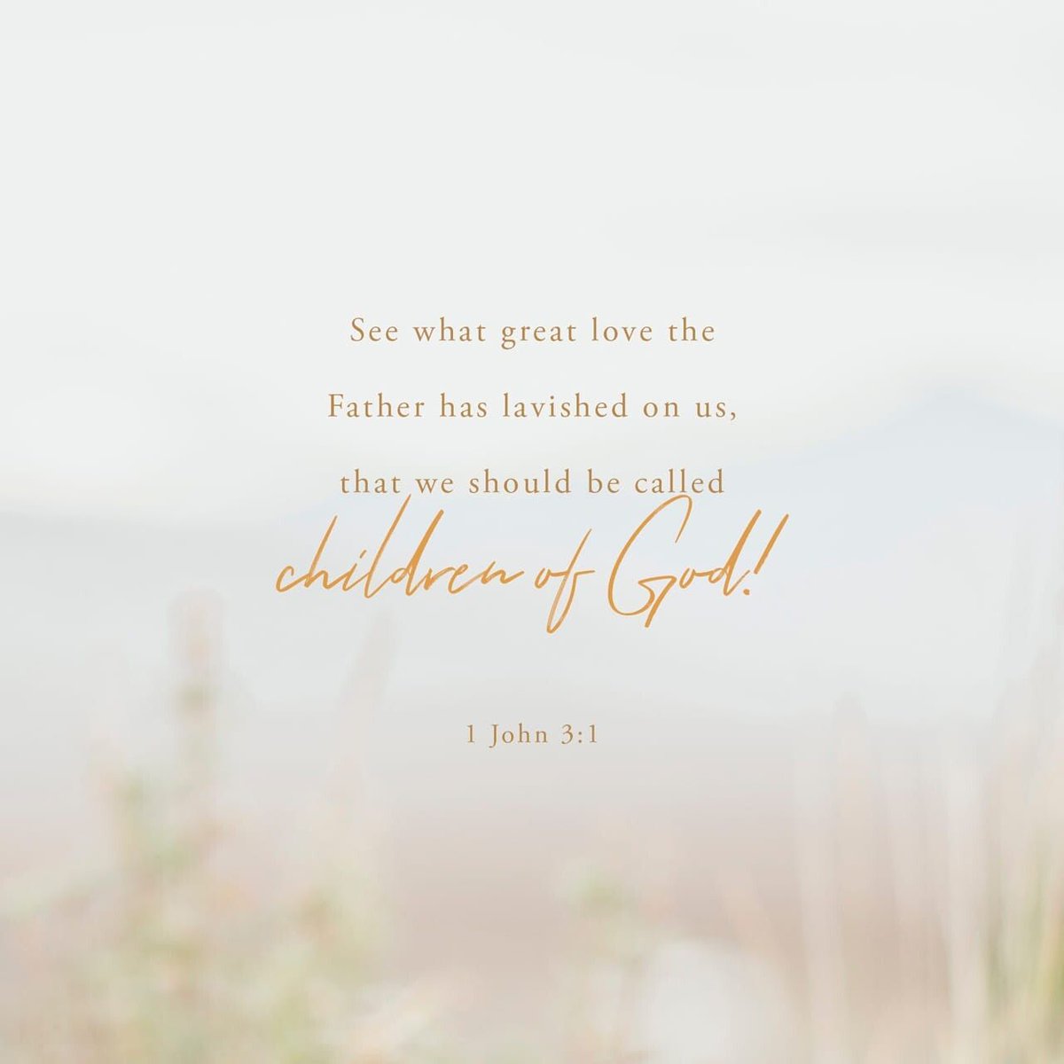 BeFreeChurch's tweet photo. See how very much our Father loves us, for he calls us his children, and that is what we are! But the people who belong to this world don’t recognize that we are God’s children because they don’t know him.
#1John3v1
.
.

#WordForTheWeek #YouVersion #BeFreeChurch #BeFreeBarrington https://t.co/cHPXf3FE4T