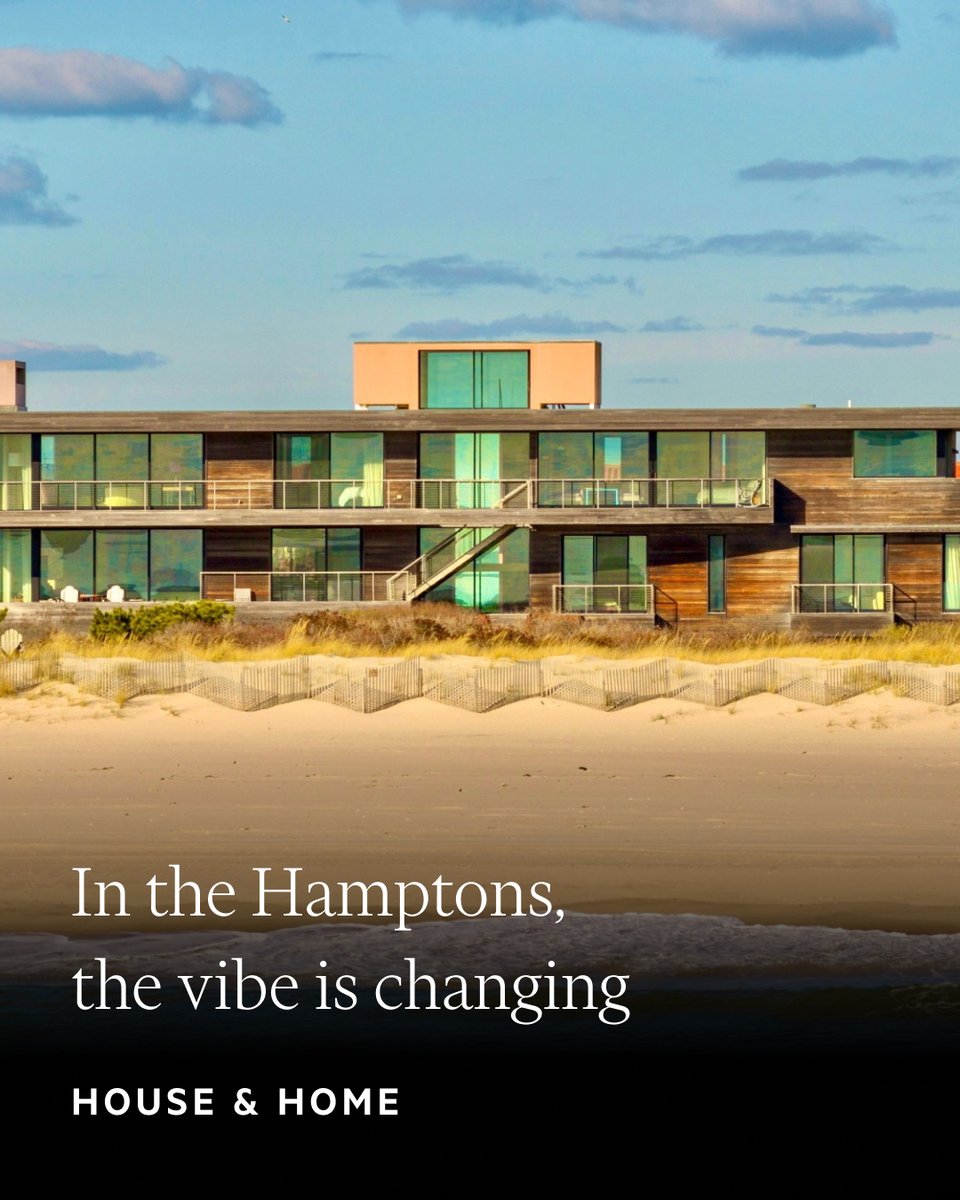 ftweekend's tweet photo. House prices in the Hamptons have increased 60 per cent in the past five years. With them, the peninsula’s clapboard and chintz aesthetic has segued to a high-design sensibility: https://t.co/QAI8JHtJO1 https://t.co/OrO2acp6NH