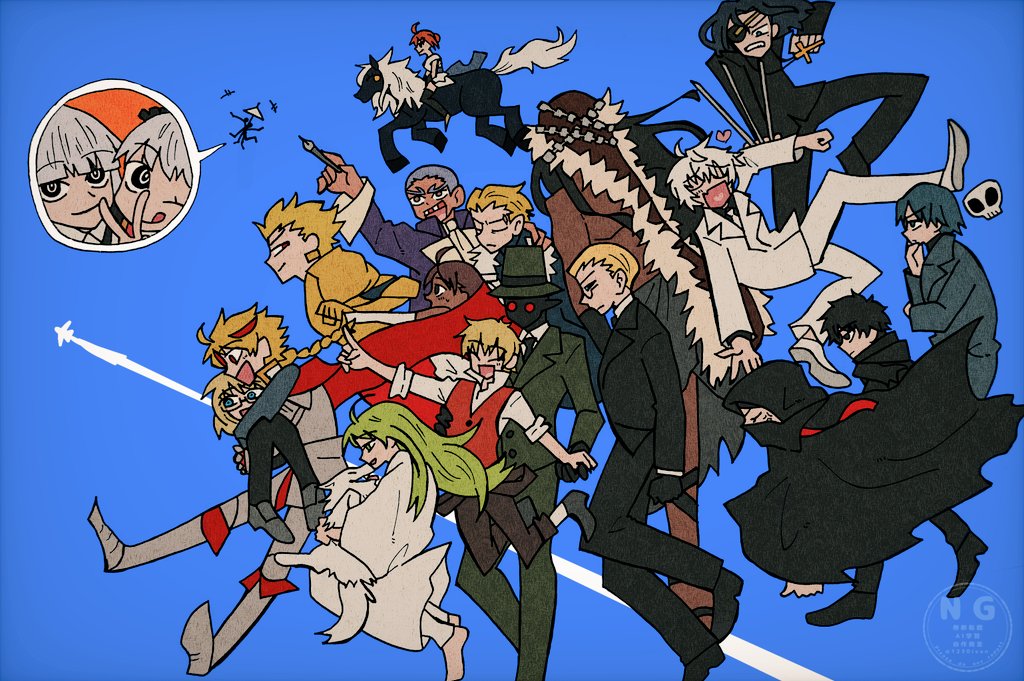 1230ivan's tweet photo. わちゃわちゃ描くのが好き。 https://t.co/LCtyzbsWig
