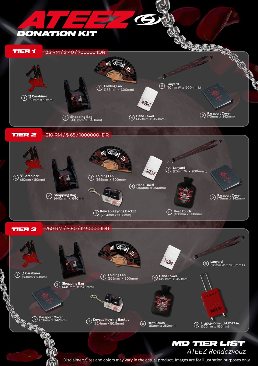 ateezrendezvouz's tweet photo. [💰] COMEBACK PREPARATION: MERCHANDISE KIT 

This is more than just merchandise—it's an opportunity to directly support our fan project and help bring our vision to life for ATEEZ's upcoming comeback.

By purchasing a Merchandise Kit, you are contributing to the growth of our project and helping us create meaningful support initiatives for ATEEZ and the global ATINY community.

🎯 Fundraising Goal: $10,000
📅 Preorder Deadline: 31 July 2026 • 11:59 PM KST
📦 Shipped from Malaysia
⏳ Production period: Approximately 1–2 months after the preorder period closes
🌎 Worldwide Group Orders (GO) are welcome 

🔗https://t.co/436wg522rY 

Every purchase, no matter the size, brings us one step closer to achieving our goal. Whether you are ordering for yourself, your friends, or your local ATINY community, your support is sincerely appreciated. 

Thank you for your kindness and for always supporting this journey with us 💚🩷

#ATEEZsBADDIESisHere @ATEEZofficial