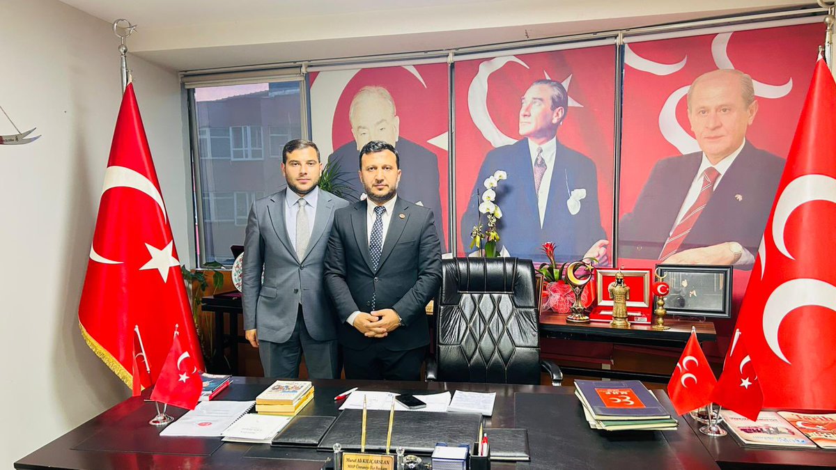 oguzhaancoskun's tweet photo. Milliyetçi Hareket Partisi Ümraniye İlçe Başkanlığı görevine atanan Murat Ali Kılıçaslana hayırlı olsun ziyaretinde bulunduk.

Başarılar dileriz, Hayırlı uğurlu olsun🇹🇷 https://t.co/l574IOzFA4