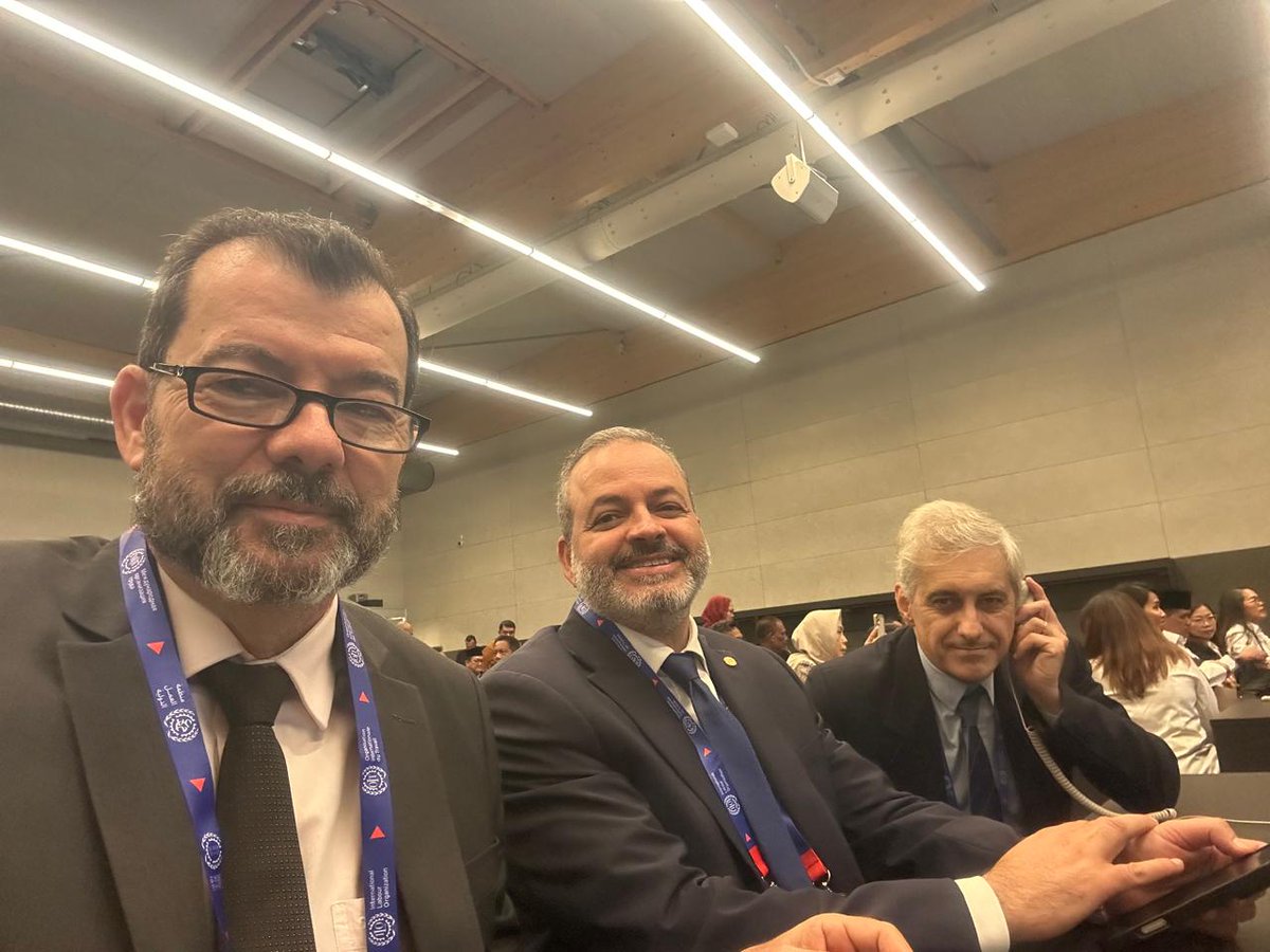 VoltoliniSergio's tweet photo. En la 114 Conferencia de Oit, acompañando la discusión  para adoptar un Convenio internacional de trabajo sobre el trabajo decente en la economía de plataformas. https://t.co/dE9YM3RUmH