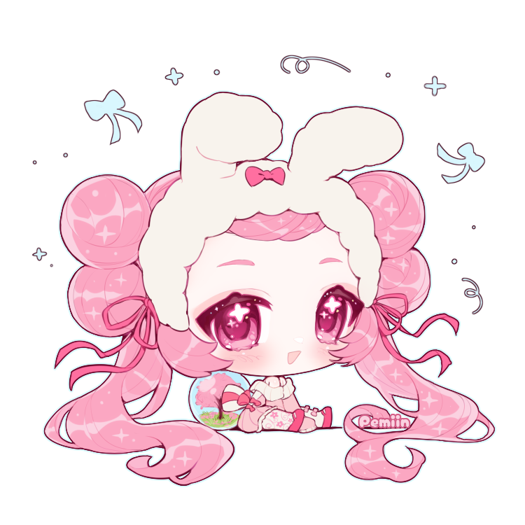 Pemiin's tweet photo. First two cms with No shading style done!! ✨🌈🩷

First is for @/PlanetViPOP and 2nd for @/ufomie 🎀 https://t.co/uBfOEqMpQH