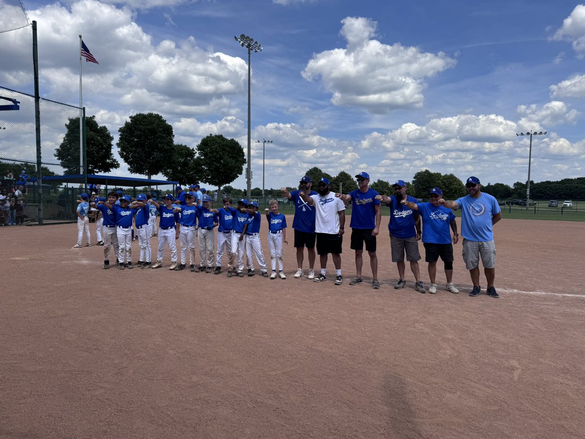 MurfreesboroLL's tweet photo. Dodgers - KP MN Red Tournament Champions! https://t.co/EfH9W1kRJE