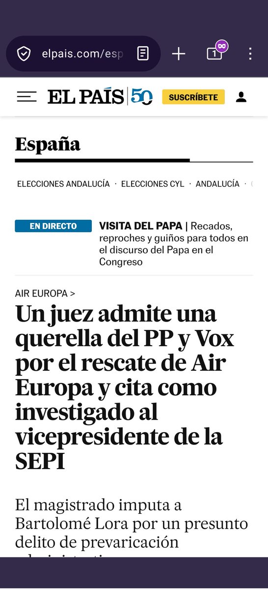 langemarc's tweet photo. Spain. Judge Escribano investigate 475 M€  financial rescue of Air Europa Airline in 2020 by SEPI public finance institute. VP B. Lora of SEPI indicted.
Press informed in past that spouse of PM Pedro Sánchez worked for a company subsidized by airline &amp; was involved in rescue https://t.co/2gfbia0xsQ