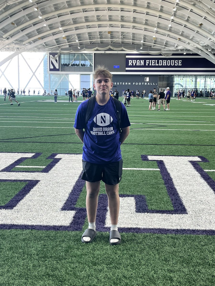 Allen_Sojka's tweet photo. Great time at the @NUFBFamily camp yesterday! Appreciate the coaching I received.

@FootballAndrean @petemonger @dacoachmohuddle @CoachCDietz @DeBree_Football @IndianaPreps @PrepRedzoneIN @nlsportsperf @LSC_Sports @A1_coach @CoachErnieL @NUFBRecruiting  @zmart_15 @CoachBick_BU https://t.co/yrvA18z25V