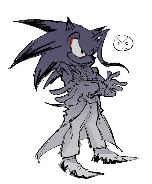 CASHMONEYCORE's tweet photo. idk just a brush test doodle #theycalledmesonic https://t.co/sWgFBk9OOK