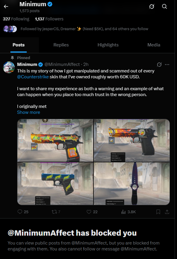 Ivan - Buying Skins tweet media