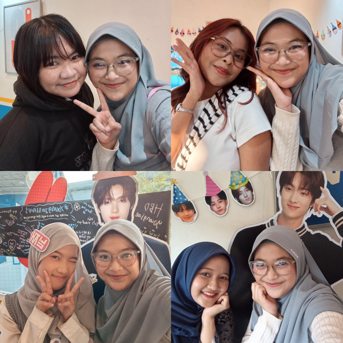 saiyang_rihoon's tweet photo. Such a memories with SAI!!😍🩵

Happy bgt halal bihalal sm temen se per-les-an, walau Pak Youngjae berhalangan hadir (belio malah konser😌👌) tp terima kasih @Locker42_ID sudah menyelenggarakan halal bihalal ini🫶✨ Terima kasih kenangannya SAI, sampai jumpa lg!👋 #Youngja31nius https://t.co/SWdyX7HWWI