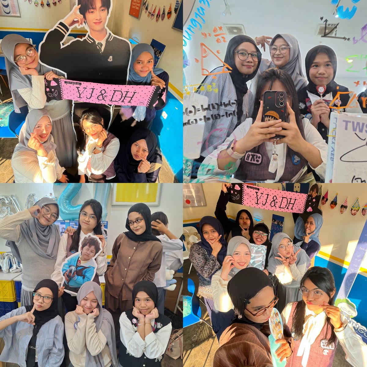 saiyang_rihoon's tweet photo. Such a memories with SAI!!😍🩵

Happy bgt halal bihalal sm temen se per-les-an, walau Pak Youngjae berhalangan hadir (belio malah konser😌👌) tp terima kasih @Locker42_ID sudah menyelenggarakan halal bihalal ini🫶✨ Terima kasih kenangannya SAI, sampai jumpa lg!👋 #Youngja31nius https://t.co/SWdyX7HWWI