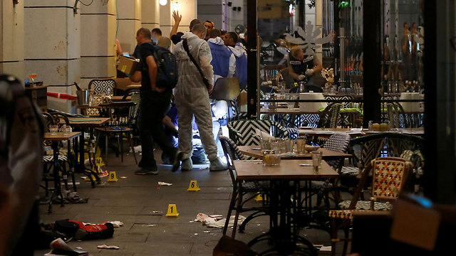 ExposingHamas's tweet photo. Point-blank range, in the back.

On this day, we remember the Sarona Market shooting. June 8, 2016.

Two Palestinian terrorists from Hebron area opened fire on diners at Tel Aviv’s Sarona Market, murdering four people and wounding 21 before fleeing the scene.

They were dressed in suits and ties to look like businessmen. They sat at a table, ordered food, and waited. At 9:26 p.m., they stood up and opened fire on the diners with improvised submachine guns.

The terrorists shot people at close range, including from behind, as families and restaurant workers desperately tried to escape. Some people hid inside refrigerators. Others ran through the complex while the terrorists continued firing.

Four people were murdered: Ido Ben-Ari, Michael Feiga, Mila Mishiev, and Ilana Neve, who suffered a fatal cardiac arrest during the attack. Another 21 people were injured.

Hagai Klein, an IDF reserve officer and former security guard, charged at the terrorists with a chair. He disrupted the shooting and caused one of them to lose his weapon. Klein was shot in the chest and leg, but his actions likely saved many lives.

One terrorist was shot and captured by a security guard. The second fled into a nearby apartment, where a police officer initially mistook him for a frightened civilian and gave him water. The officer soon realized who he was and arrested him.

Investigators later found bags containing knives and other sharp weapons, apparently intended for use after the shooting.

After news of the murders spread, celebrations were reported in parts of the West Bank and Gaza, with candy handed out and fireworks launched. Hamas and Hezbollah praised the attack.

As usual with Palestinian violence, the terrorists did not attack soldiers or a military base. They deliberately chose a crowded restaurant and opened fire on unarmed civilians eating dinner.