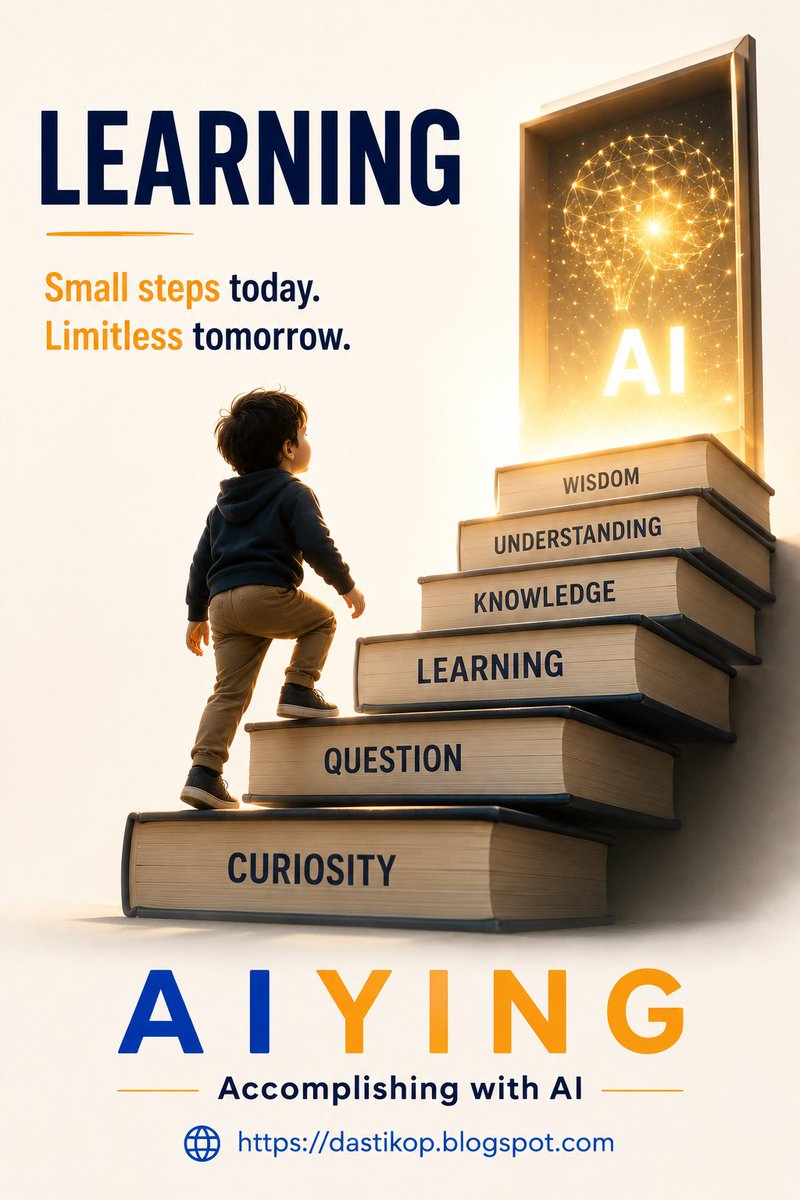 RavindraDa26088's tweet photo. Curiosity asks.

Questions open.

Learning begins.

Knowledge grows.

AI accelerates the journey.

Every accomplishment starts with a learner.

AIYING: Accomplishing with AI

https://t.co/1z2wmtyHEo

#AI #Learning #Curiosity #Knowledge #ArtificialIntelligence #HumanAI #AIYING https://t.co/HYxM7c5l8F