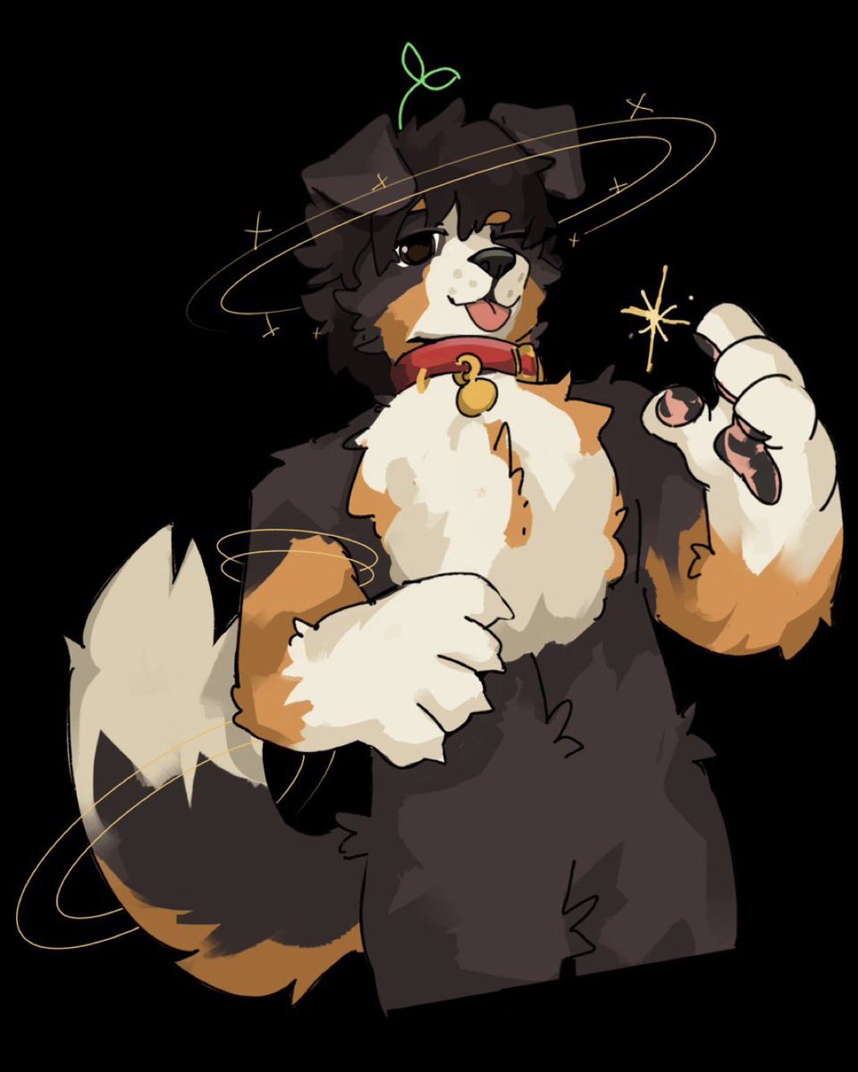 SaturnWoof_'s tweet photo. @SeaBurning Wait I never knew you were a Berner! My first sona was a Bernese Mt. Dog :3 https://t.co/gMgn7mEmBV