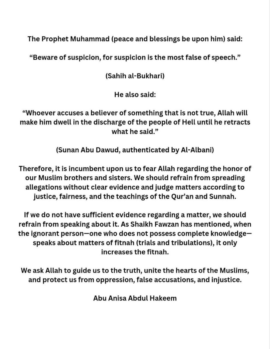 Abuanisa22's tweet photo. Accusing a Muslim… https://t.co/0lcXEbrakE
