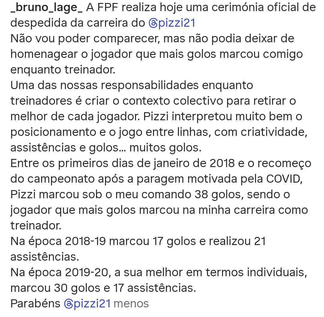 amor_encarnado_'s tweet photo. O míster Lage é um senhor 🙌 Em dia de homenagem ao Pizzi não deixou de lhe escrever uma mensagem!

Temos mesmo pena que não tenhamos sido ainda mais felizes com o Lage... https://t.co/5x7jOR3lhK