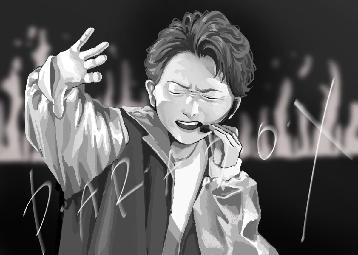 aokimurako's tweet photo. 眉間に皺を寄せながら叫ぶ大野智が好きすぎて衝動的に描いた
#WeareARASHI https://t.co/6uJTbW5u7v