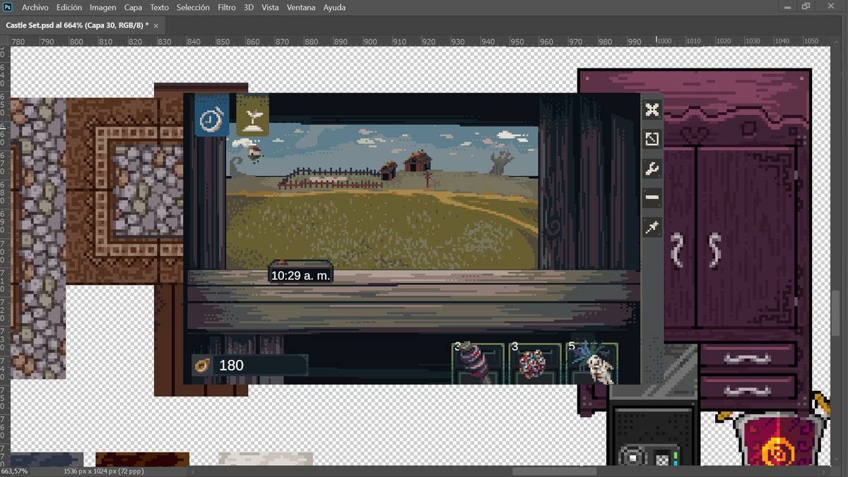Zeofh's tweet photo. The app/game now has a semi-stable version 😊now ive to make a smaller and draggable version to dont bother the work flow 🤣
-
#Gamedev #pixelart https://t.co/UkmLCUt3mi