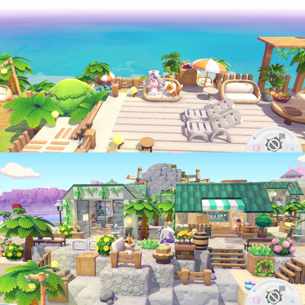 msusub's tweet photo. イーブイちゃんとお散歩🍀* ゚

#ぽこあポケモン    
#ぽこポケ    
#pokopia https://t.co/a2dVEMv0J9