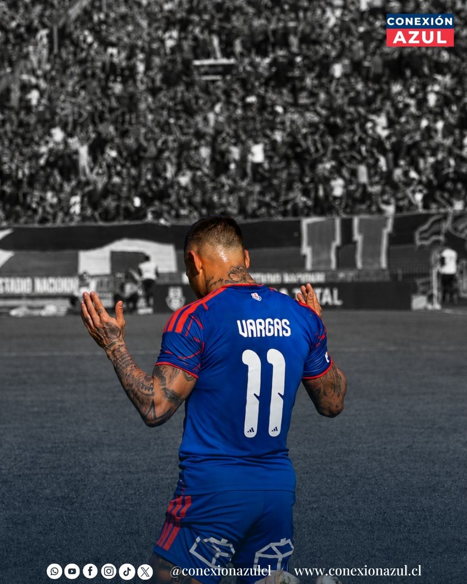 conexionazulcl's tweet photo. El que siente los COLORES lo demuestra en la cancha.

@eduardovargasrj1

#VamosLaU #ConexionAzul 🔵 🔴 https://t.co/QiVZvENR18