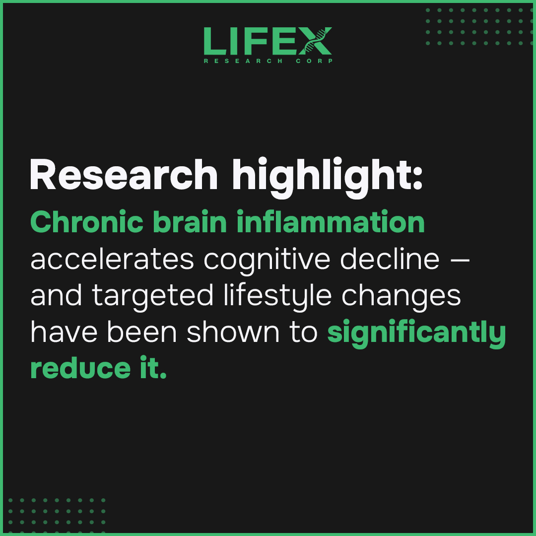 LifeXResearchco's tweet photo. Studies confirm that the right lifestyle interventions can reduce that inflammation and help grow the hippocampus. We believe everyone deserves a proactive plan for their brain health. Visit our website at https://t.co/n6678TQ5PN and connect with us today! #LifeXResearchCorp https://t.co/3bL6jf6dFC
