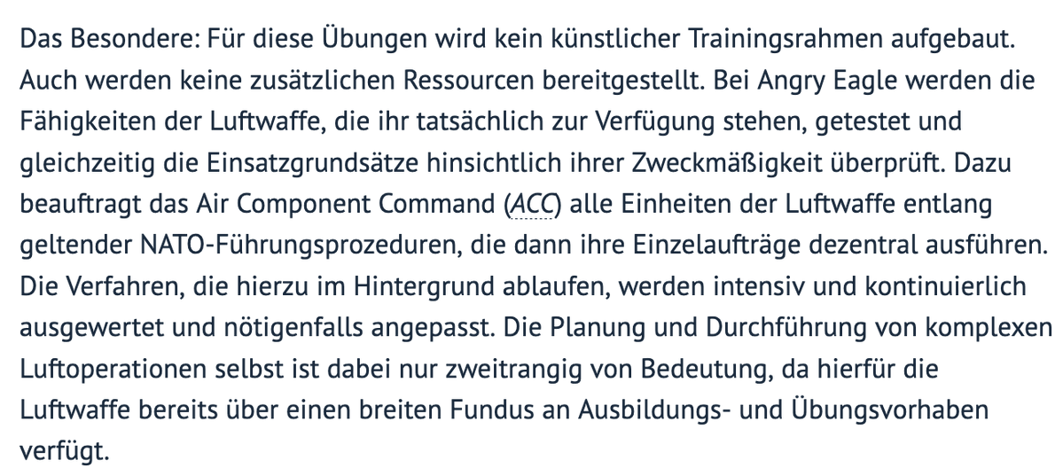 ulenrich's tweet photo. @Sola_Sistime Auf https://t.co/hD7Bh97dvT wird über diese Übung geschrieben. Leider:
"alle Einheiten der Luftwaffe entlang geltender NATO-Führungsprozeduren", was mich nicht beruhigt, weil ich im Ernstfall nicht mit aktivierten Nato Befehlsstrukturen unter der USA rechne. https://t.co/VXoddmAkK6