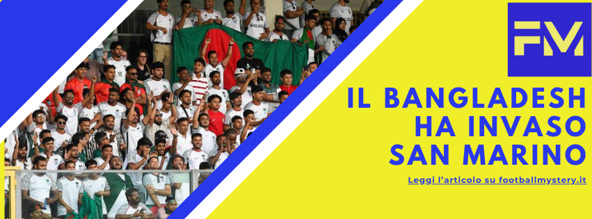 footbal_mystery's tweet photo. Il Bangladesh ha invaso San Marino. Ed è stata una festa. A Serravalle 4.000 tifosi hanno sostenuto nella loro prima amichevole europea di sempre le “Tigri del Bengala”.

CLICCA QUI ▶️ https://t.co/eoQkSBj3vq PER LEGGERE L'ARTICOLO https://t.co/NEHp89LGS5