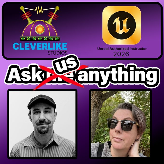 IanSouthwell2's tweet photo. Join us for the #UEFN #AskUsAnything. This month's guest is Laura Compton, #CTE teacher at Middle College High School
June 8th, 4pm MST
YT: https://t.co/6QMEBpfD0I
Twitch: https://t.co/VPOFUYEwFo
@cleverlike @FNCreate #Fortnite #gamedev @mr_isaacs https://t.co/zUKvQX1wY4
