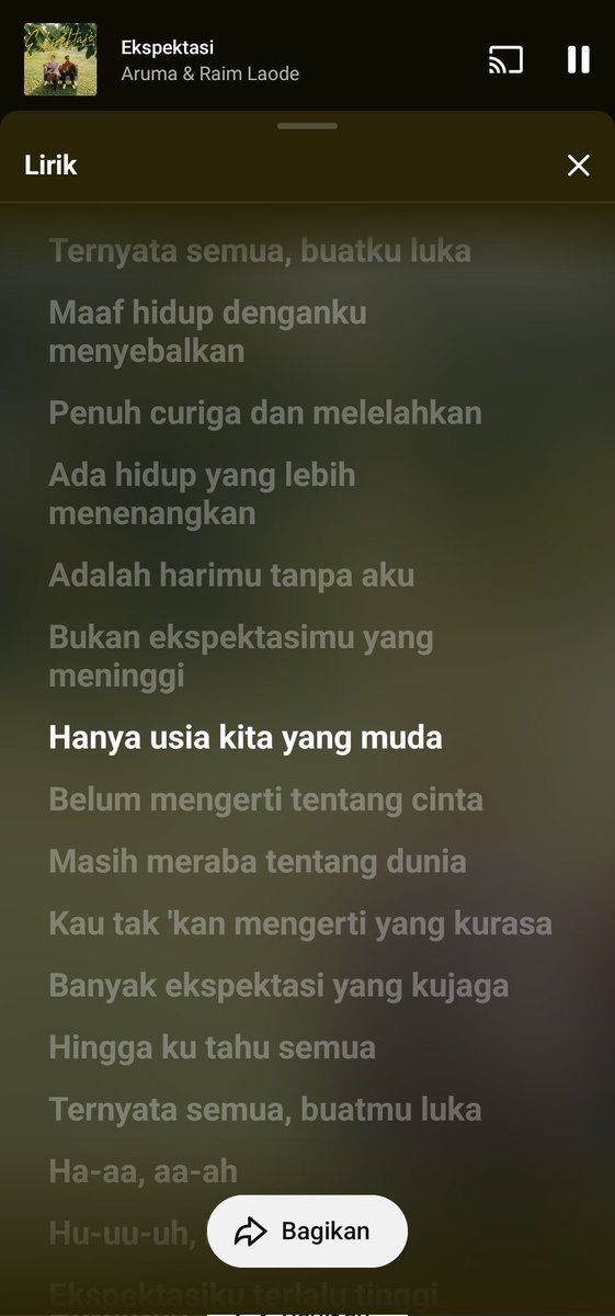 Dwibima_'s tweet photo. #Playlisthariini

dengerin semua lagu Raim Laode karena suasana hati lagi cocok dengan lagunya. 
Lagu Ekspektasi menjadi lagu yang merepresentasikan diriku saat ini

selamat mendengarkan ~ https://t.co/zOzwpIaeTJ