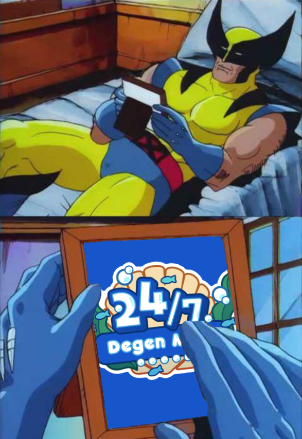 meromune's tweet photo. Everyone in 24SEVEN DEGEN MART Gang feels like this after Dokomi 😭

WE MISS EACH OTHER https://t.co/7wUJrdd7fO