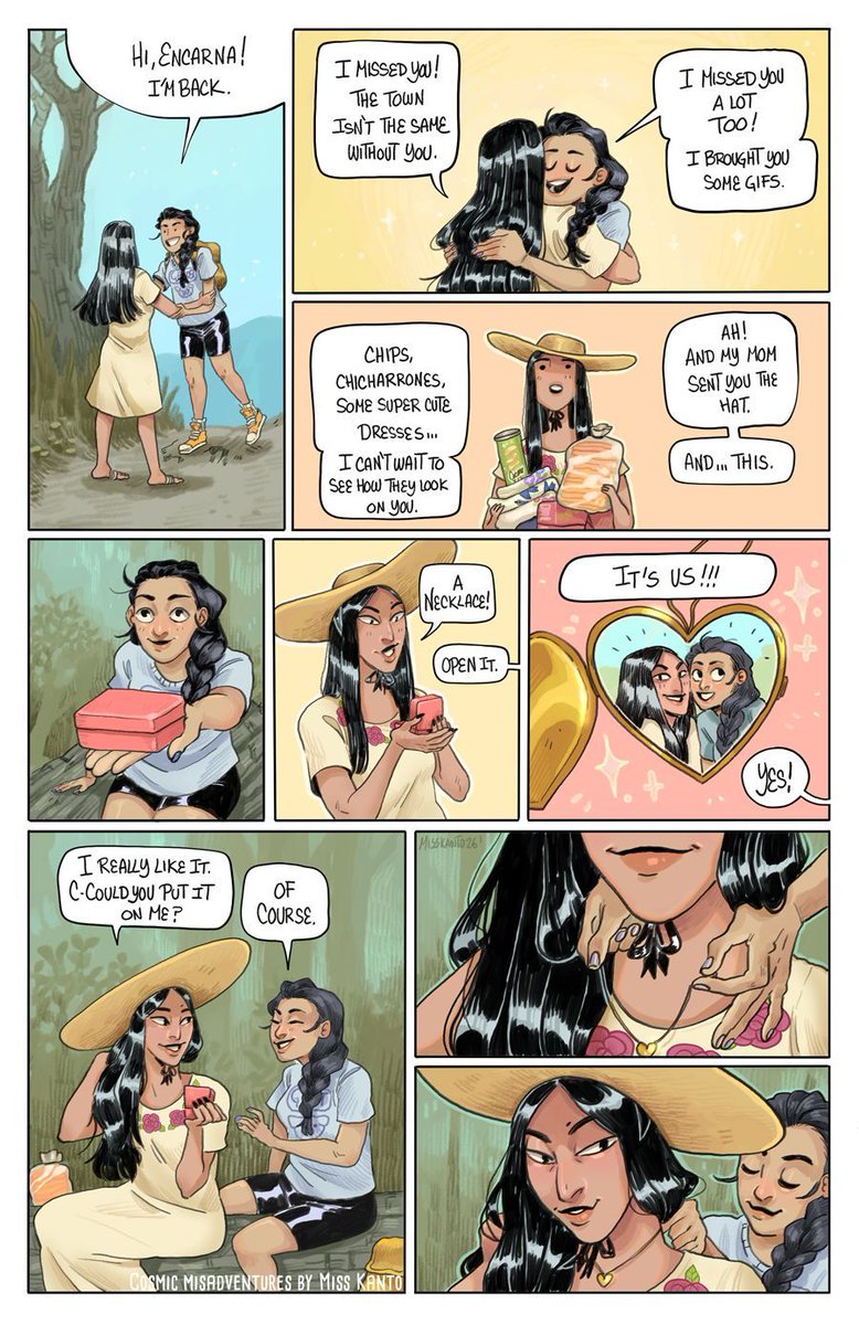 Miss_kanto's tweet photo. Cosmic misadventures #221-01/03
Dearest crew members, we are with Encarna and Julia once again <3

#comic #cosmi #cosmicmisadventures https://t.co/6iXVFFZcPg