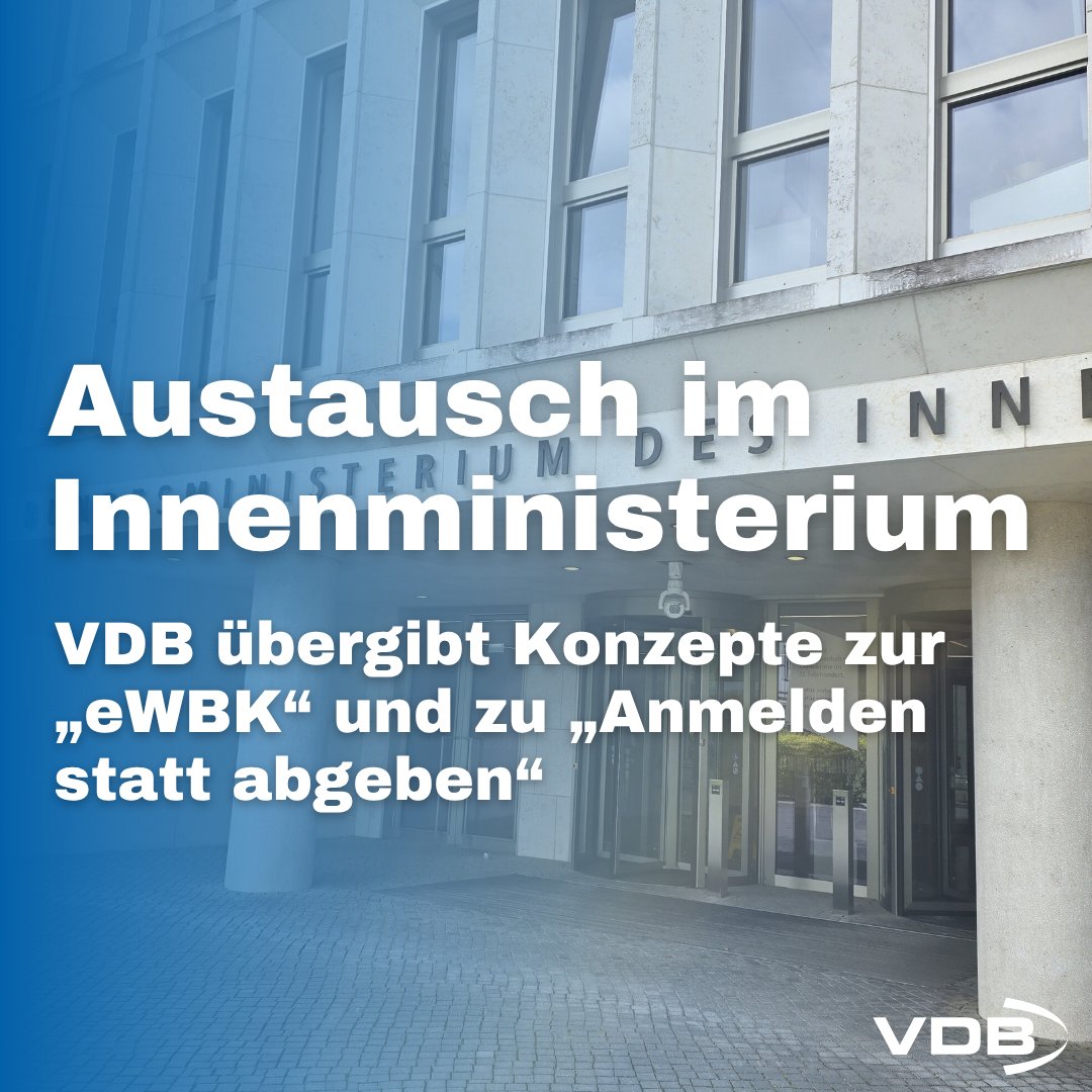 VDBVerband's tweet photo. Waffenrechtsevaluierung: VDB im Austausch mit dem Bundesinnenministerium

Die im Koalitionsvertrag vereinbarte Evaluierung des Waffenrechts soll Anfang Juli in die nächste Phase gehen. VDB-Vizepräsident Frank Satzinger und Interessenvertreter Peter Braß waren dazu am 5. Juni im Bundesinnenministerium in Berlin.

Im Mittelpunkt standen der aktuelle Stand der Evaluierung sowie zwei neue VDB-Positionspapiere: zur digitalen Waffenbesitzkarte „eWBK“ und zum Konzept „Anmelden statt abgeben“ – einer Amnestie mit Legalisierungsmöglichkeit für bislang unregistrierte Waffen.

Erste Anhaltspunkte dafür, welche Themen im Rahmen der Evaluierung näher betrachtet werden könnten, boten kürzlich Antworten der Bundesregierung auf schriftliche Fragen aus dem Bundestag.

Mehr dazu im Artikel:
https://t.co/aYu8Jw0loH