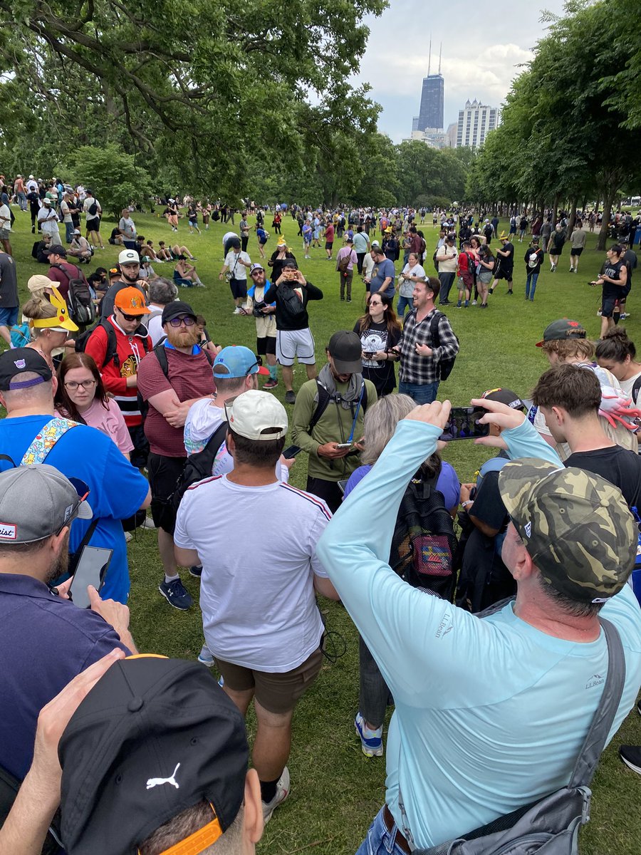 Liam_MBB's tweet photo. Was amazing to see one of my best friends yesterday working in his element. Proud of him! It was pretty cool to see so many people out walking around and enjoying @PokemonGoApp in Chicago. Keep putting in that work @thetrainerclubb https://t.co/AxPm3JlGln