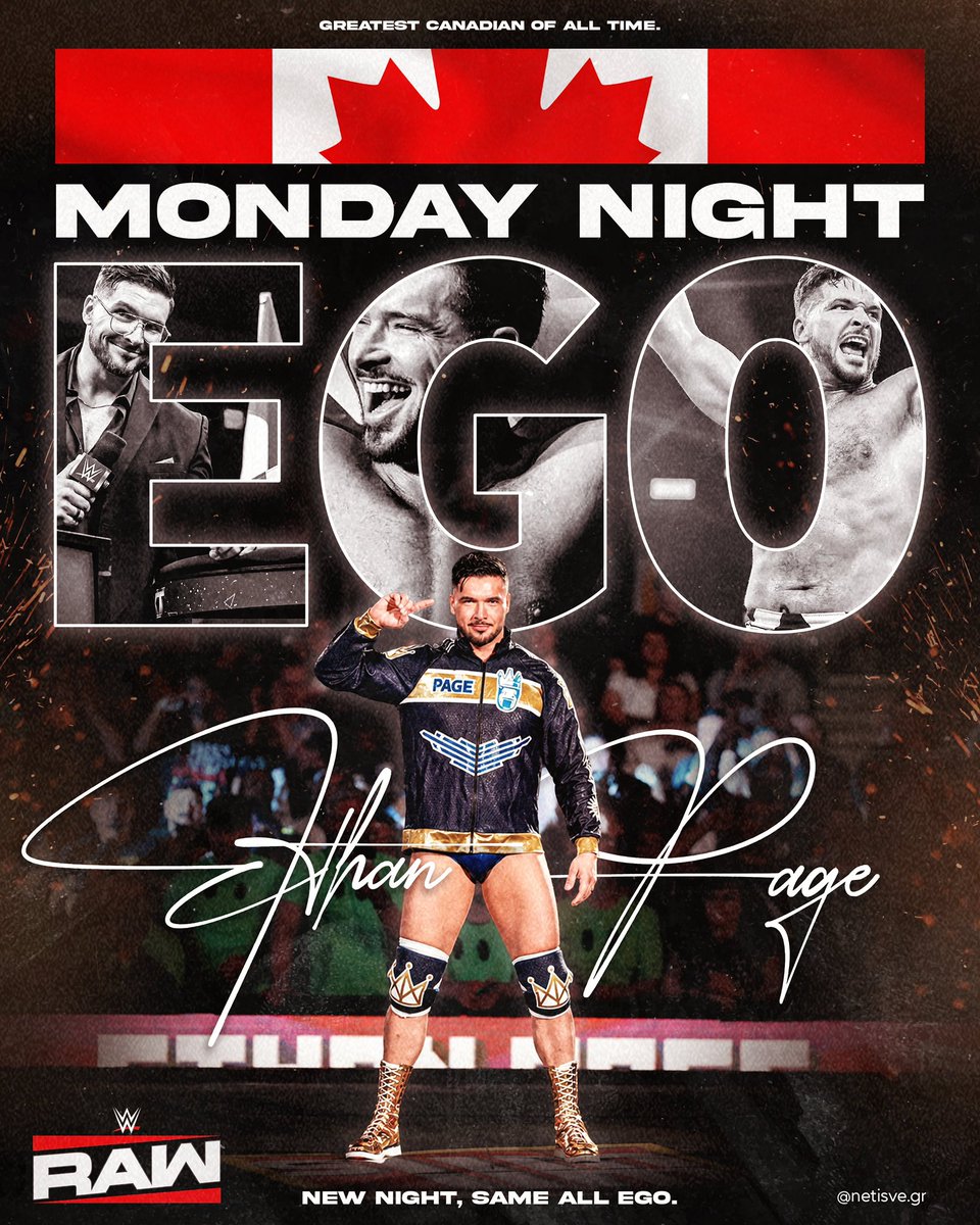 netisve_gr's tweet photo. Monday Night Ego

@OfficialEGO @WWE 

#wwe #wweraw #ethanpage https://t.co/vrtrBZ7G1M