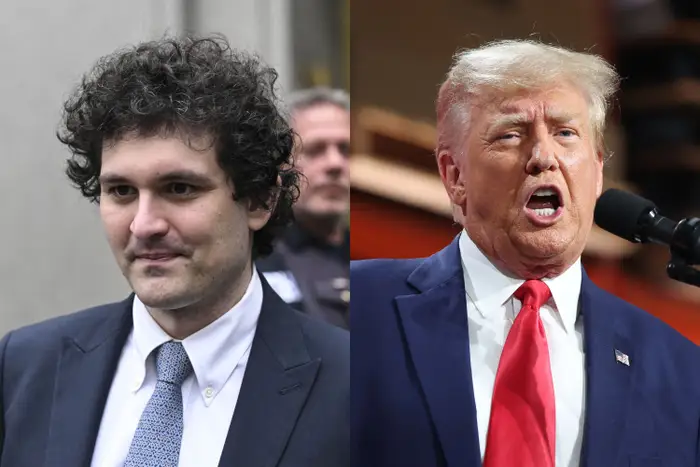 MarioNawfal's tweet photo. 🚨 BREAKING:

🇺🇸 FTX founder Sam Bankman-Fried has reportedly formally applied for a presidential pardon from Trump.

Source: @WatcherGuru / Writer: Samuel https://t.co/5ODxN3lT6L