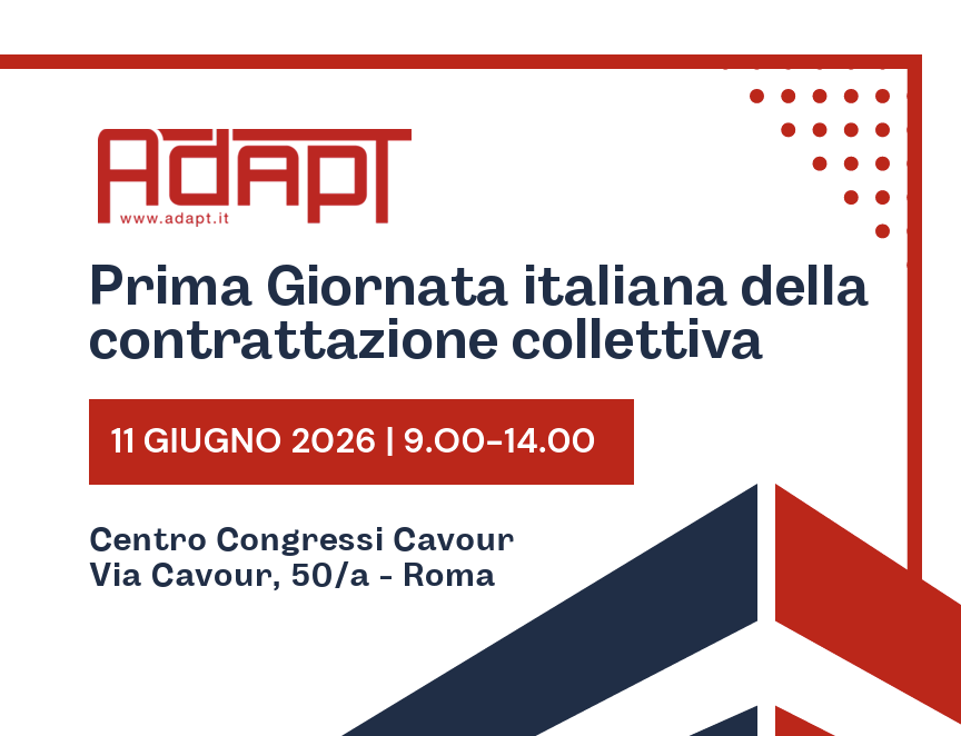 francescoseghez's tweet photo. Giovedì 11 giugno 2026, a Roma, si terrà la Prima Giornata italiana della contrattazione collettiva, promossa da @adaptland.   

Sarà un’occasione per discutere la contrattazione non come formula astratta, ma come infrastruttura concreta delle relazioni di lavoro: rinnovi nazionali, raccordo con il livello decentrato, produttività, partecipazione dei lavoratori, contrattazione aziendale, esternalizzazioni, salari.

La mattinata si aprirà con la presentazione del XII Rapporto ADAPT sulla contrattazione collettiva in Italia, dedicato al 2025, e proseguirà con quattro workshop paralleli su alcuni dei nodi oggi più rilevanti per imprese, associazioni datoriali, organizzazioni sindacali, studiosi e operatori delle relazioni industriali. La sessione conclusiva sarà dedicata alla questione salariale e al ruolo della contrattazione collettiva, con un focus sul terziario di mercato.

Ci si può iscrivere, gratuitamente, qui:
https://t.co/UD4CzDAnxc

Qui il programma: https://t.co/s2YL37i0Ng