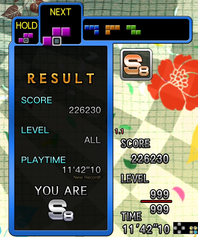 EME_TCREATION's tweet photo. #tgm4 (TGM)
 ASUKA EASY Ae136！
NORMAL 1.1 タイム自己ベスト！
とりあえず12分切りできた！ https://t.co/nyplVvWn9P