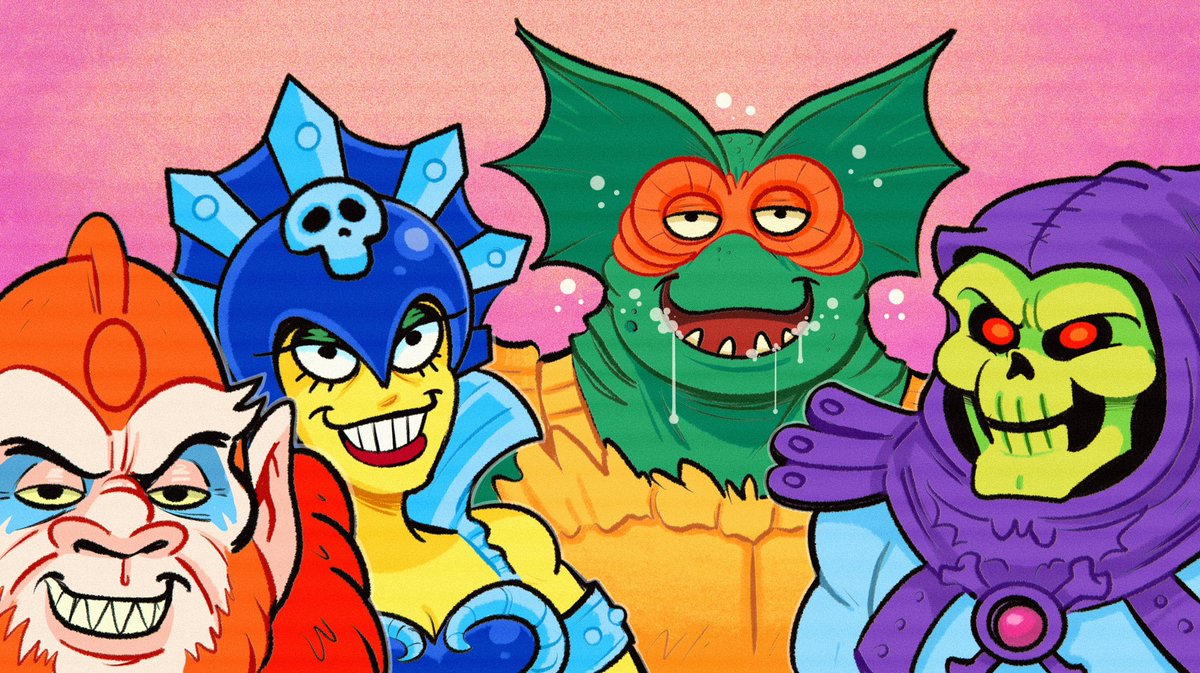 LowBudgetGhost's tweet photo. “Me and the boys” (and Evil Lynn is here too I guess) 👹🤷‍♀️🐟💀 https://t.co/8TJ6xUgaD2