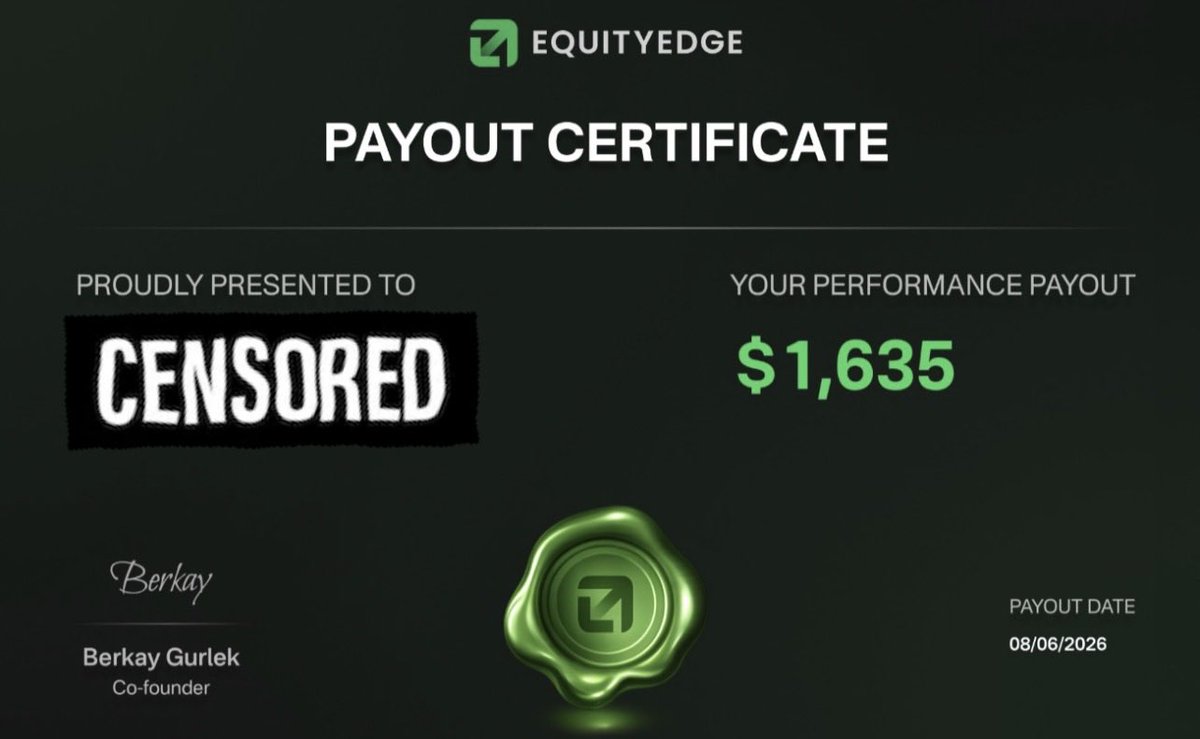 mhfx_95's tweet photo. First payout with @EquityEdgeUK 

Clawed the account back from -7% DD to getting a 1.6% payout

A very very smooth process so far 

Really pleased with @EquityEdgeUK https://t.co/hND6CjPdyv