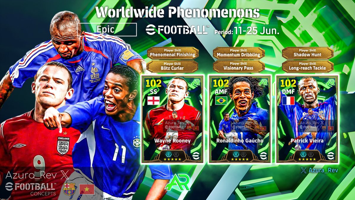 Azura_Rev's tweet photo. [Epic - Concept]

Worldwide Phenomenons🌎🌟

#eFootball #イーフト #コディーノ加工 #eFootball2026 https://t.co/cAkeI2iQ4Y