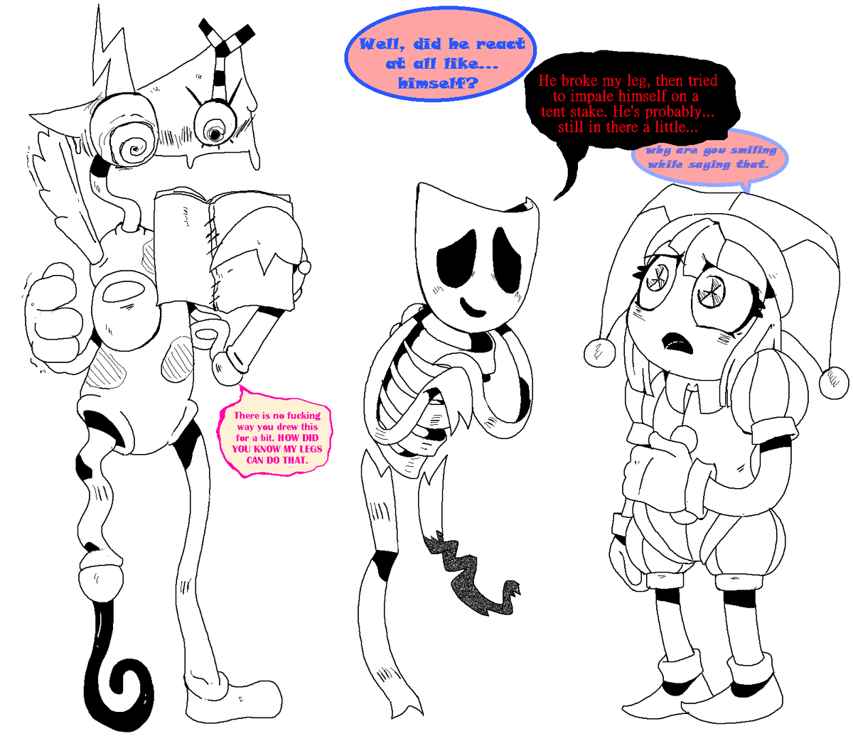 RealCrunchHours's tweet photo. #TADCSpoilers FOR REAL DO NOT CLICK IF YOU HAVEN'T SEEN IT. 

Yeah I drew this to cope. https://t.co/O89zLSDCYD
