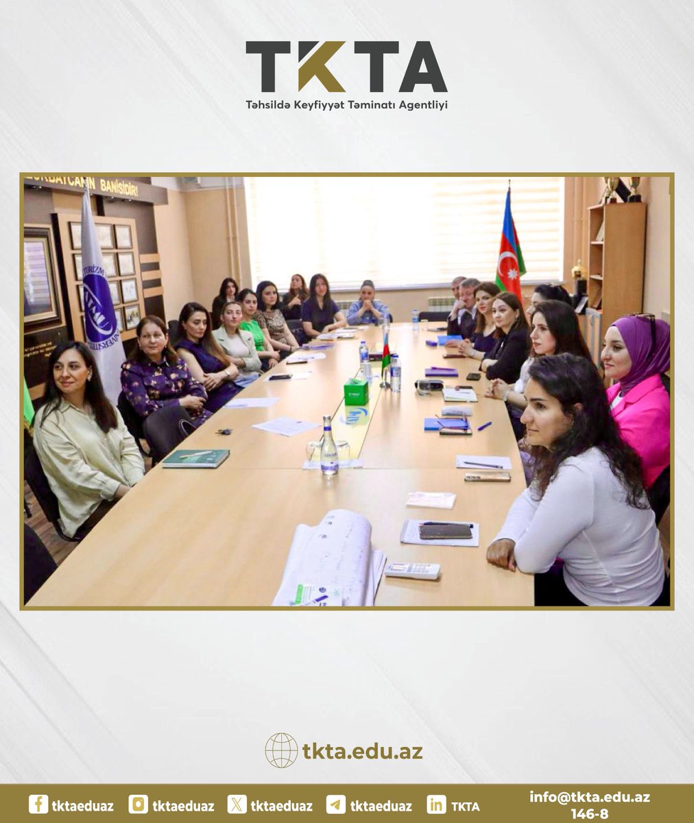 tktaeduaz's tweet photo. 📌TKTA tərəfindən Azərbaycan Turizm və Menecment Universitetində təlim keçirilib

👉 Ətraflı oxu: https://t.co/e3T2JIn3Nm

👉 Paylaş və dostlarını tag et
👉 Səhifəni izləməyi unutma

#TəhsildəKeyfiyyətTəminatıAgentliyi #TKTA #ATMU #Təhsil #Təlim https://t.co/gdo8qg6h49