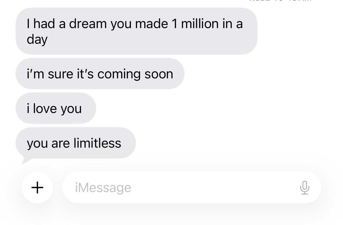 Remzztrades's tweet photo. If your girl is not texting you this you need a new one https://t.co/eLXjV1SlGT