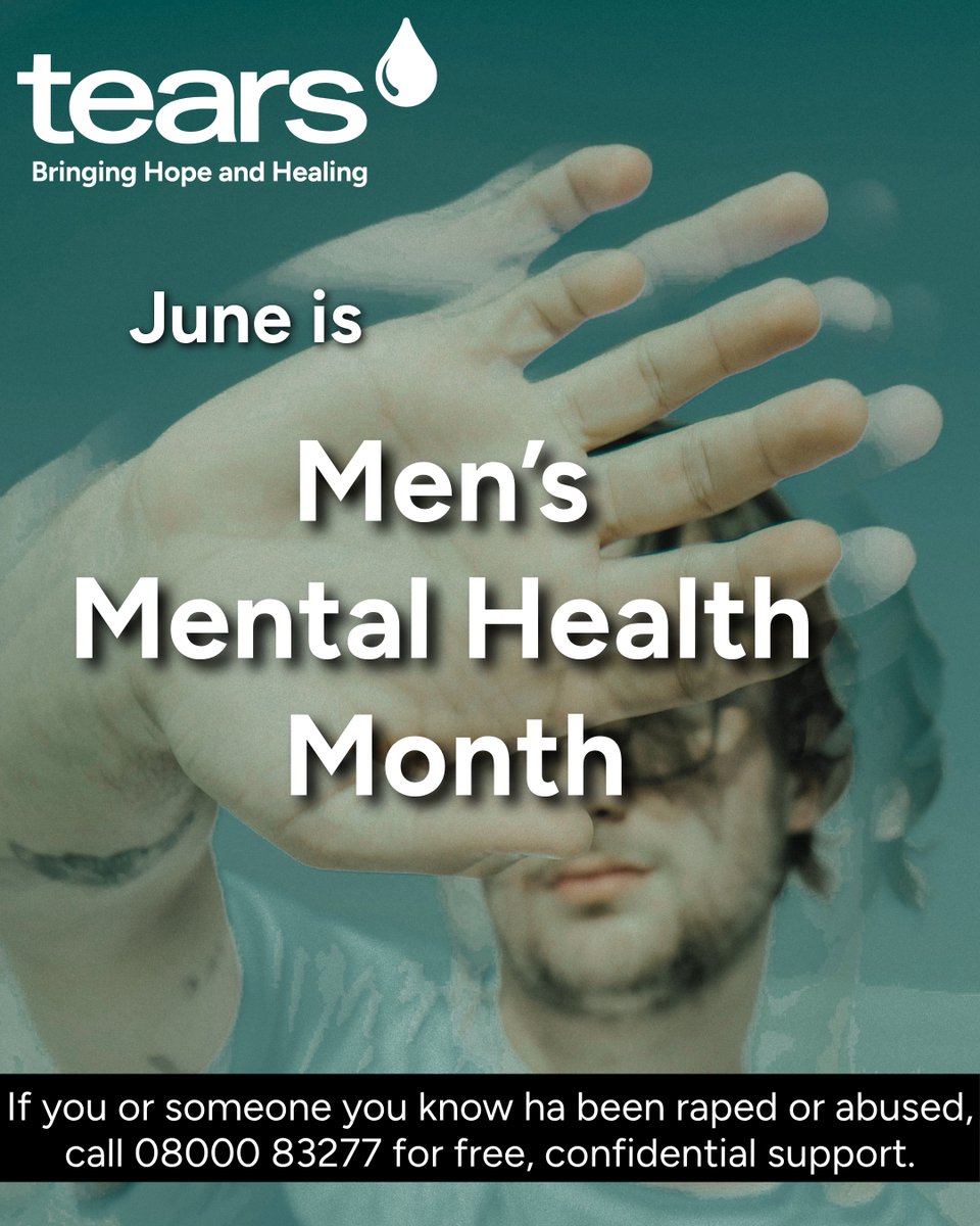 Tears_SA's tweet photo. Men account for nearly 79% of recorded suicides in South Africa.

Creating safer spaces for men to talk about stress, trauma, and mental health is part of building healthier relationships and safer communities. 💙

📞08000 83277

#MensMentalHealthMonth https://t.co/Y1cvm4tm2g